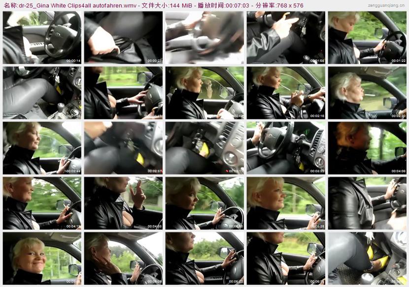 dr-25_Gina White Clips4all autofahren
